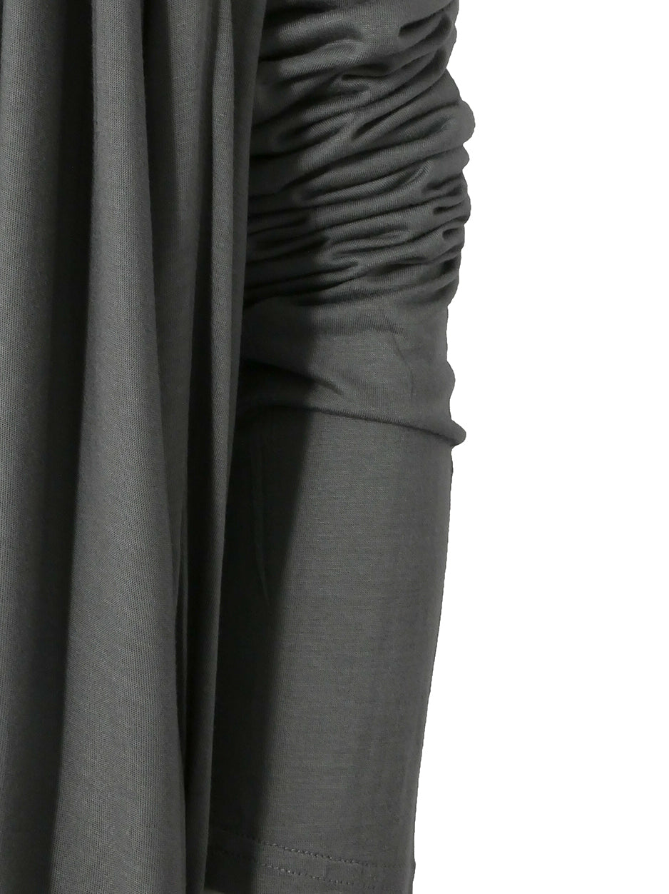 Dark Grey Drape Cardigan