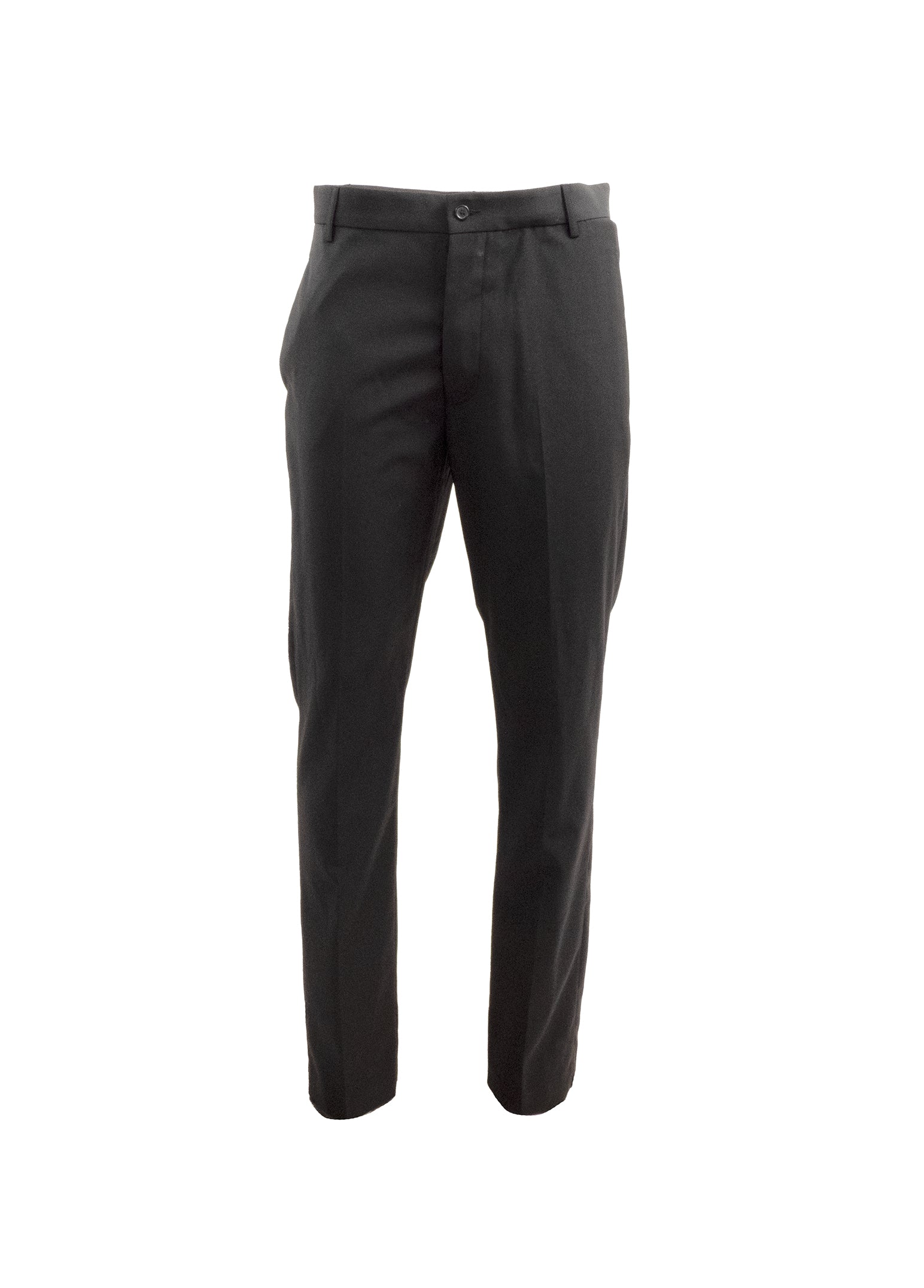 BLACK SUIT TROUSERS WITH BUTTONS