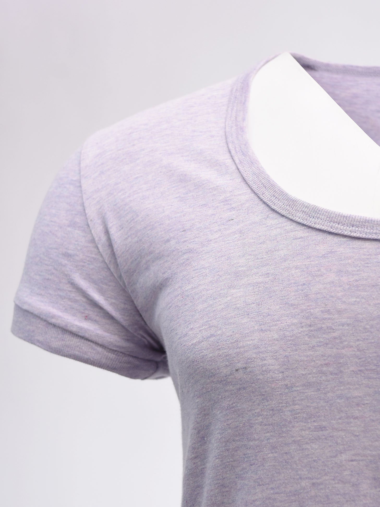 Lilac Wide Neck T-Shirt