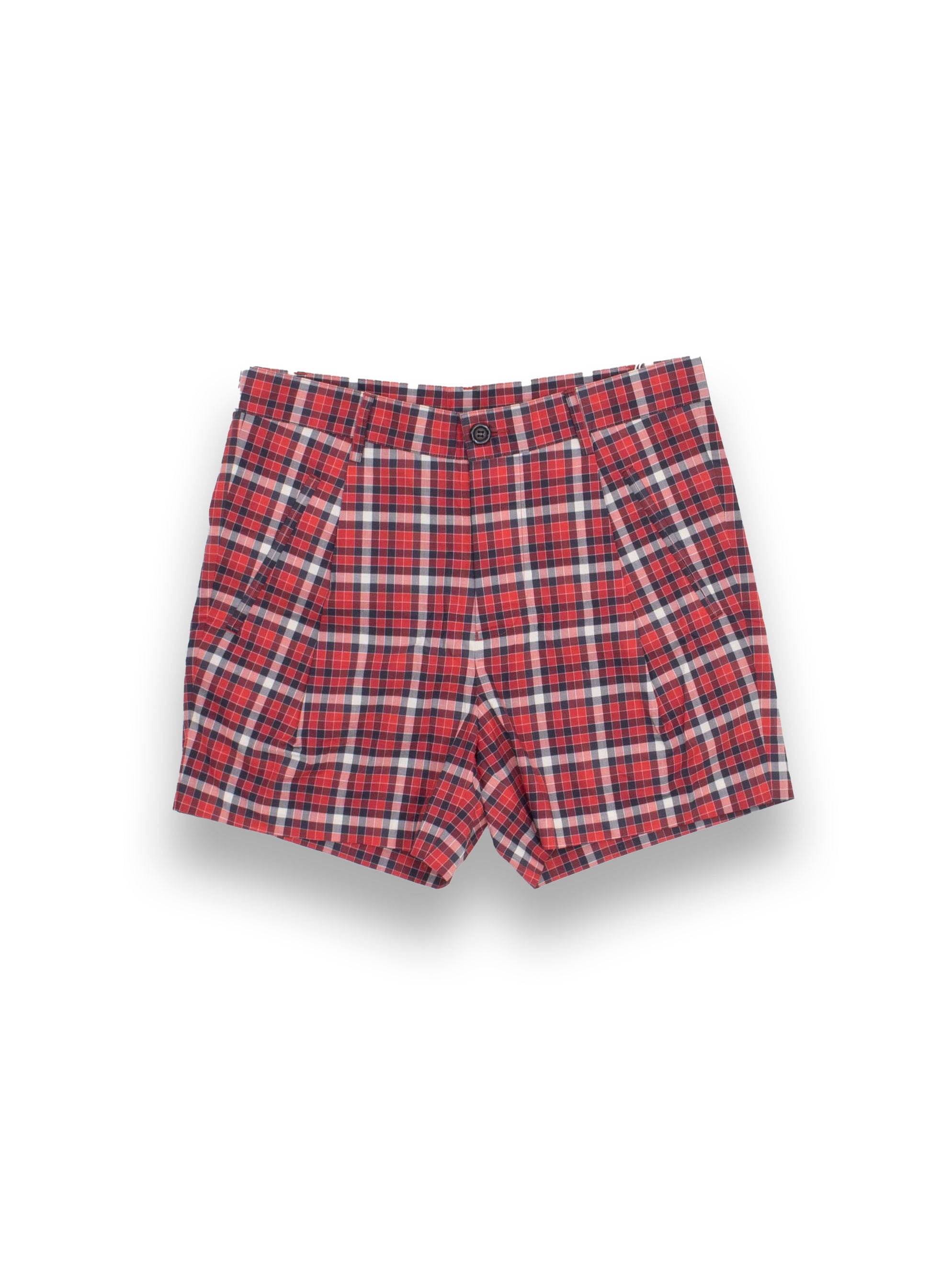 Red Checkered Shorts