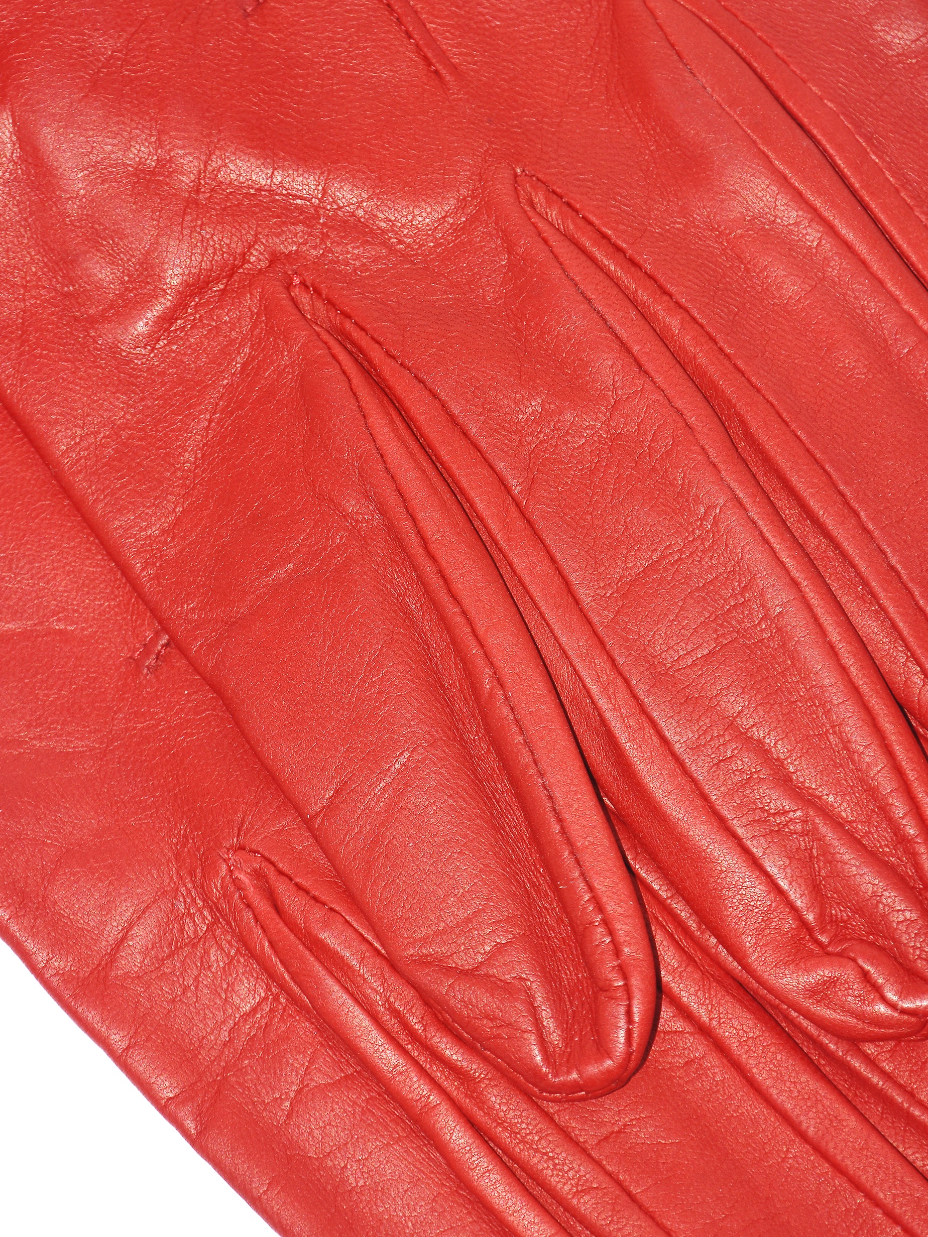 LEATHER GLOVES IN RED