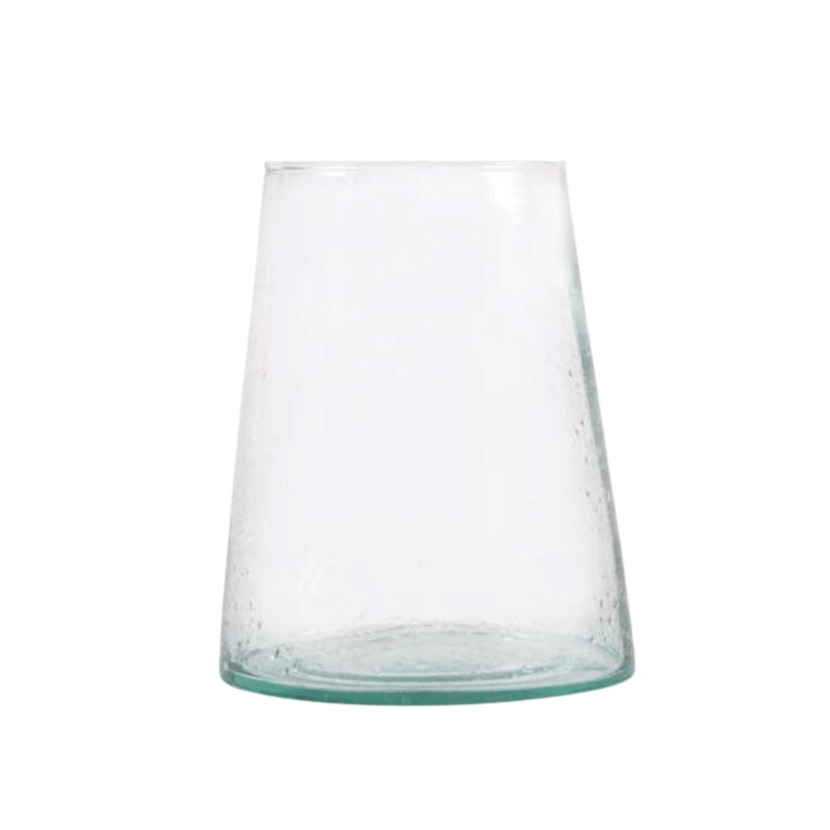 CLEAR GLASS VASE