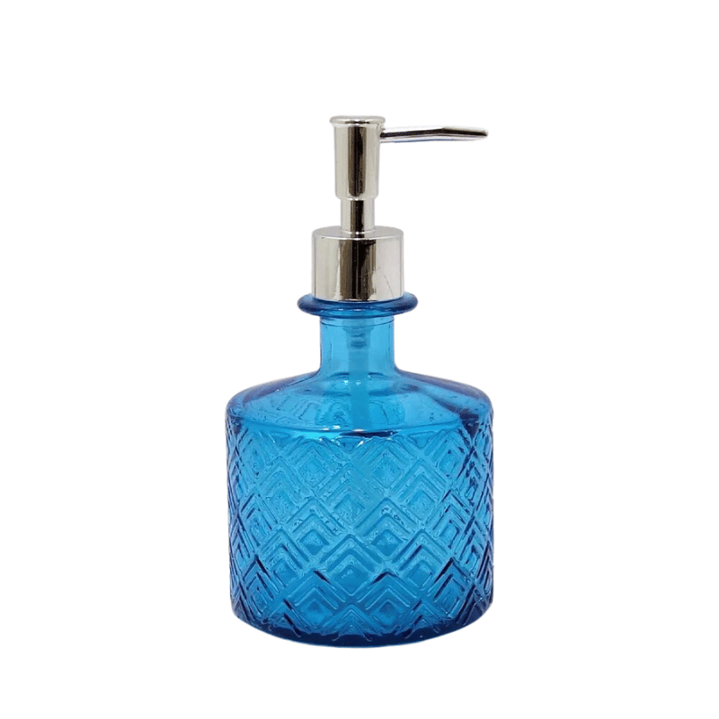 Willow Alexander Topaz Blue Recycled Glass Soap Dispenser