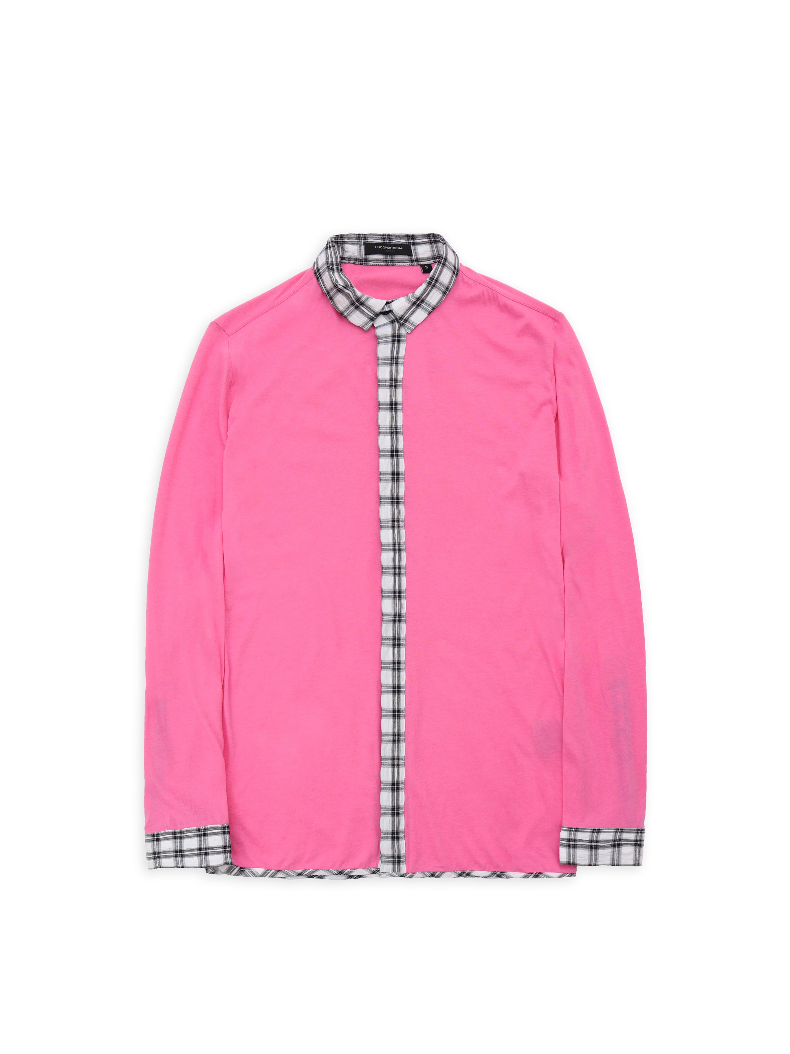 Pink and Checked Shirt