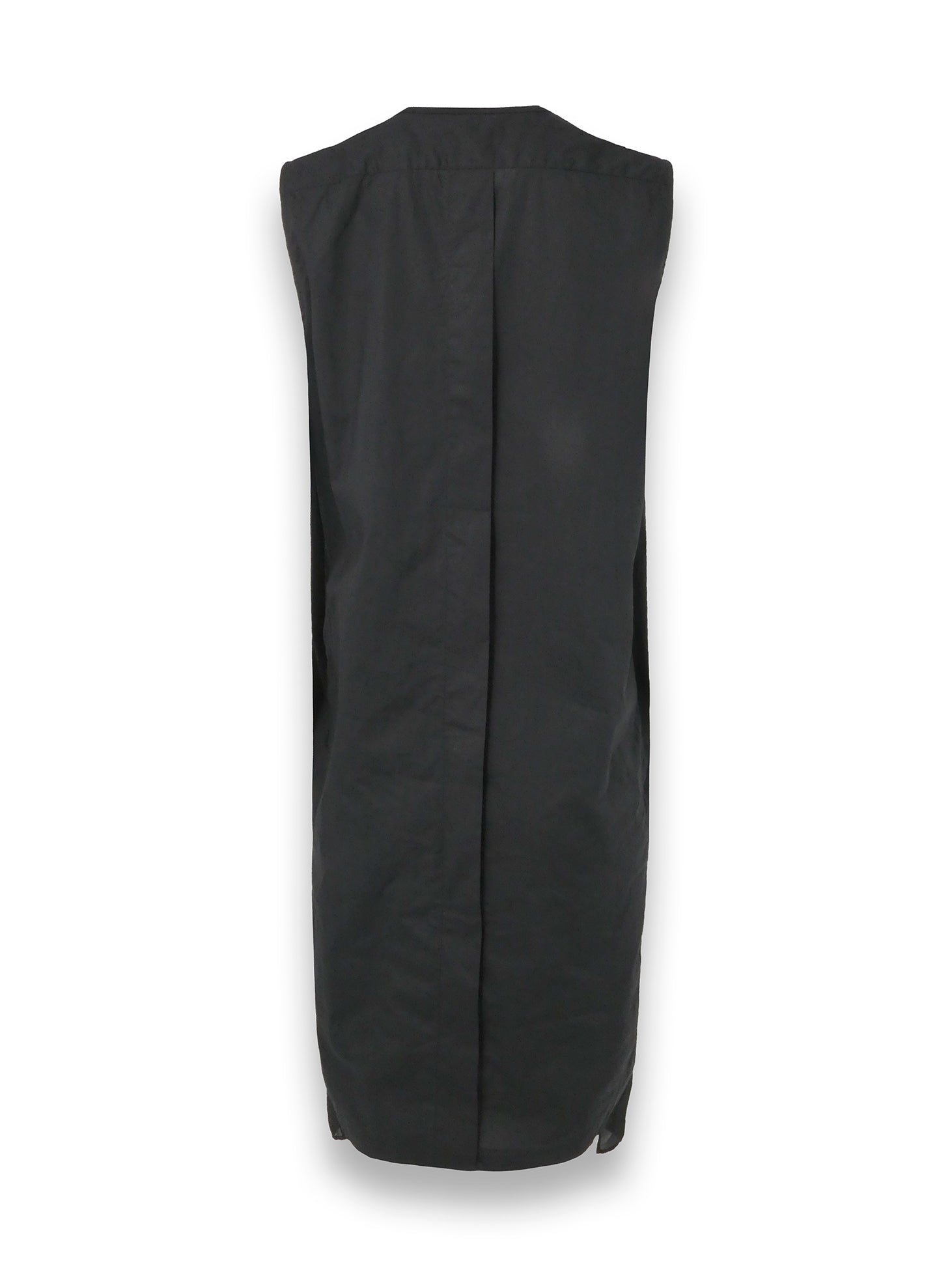 Black Sleeveless Dress with Silk Lining