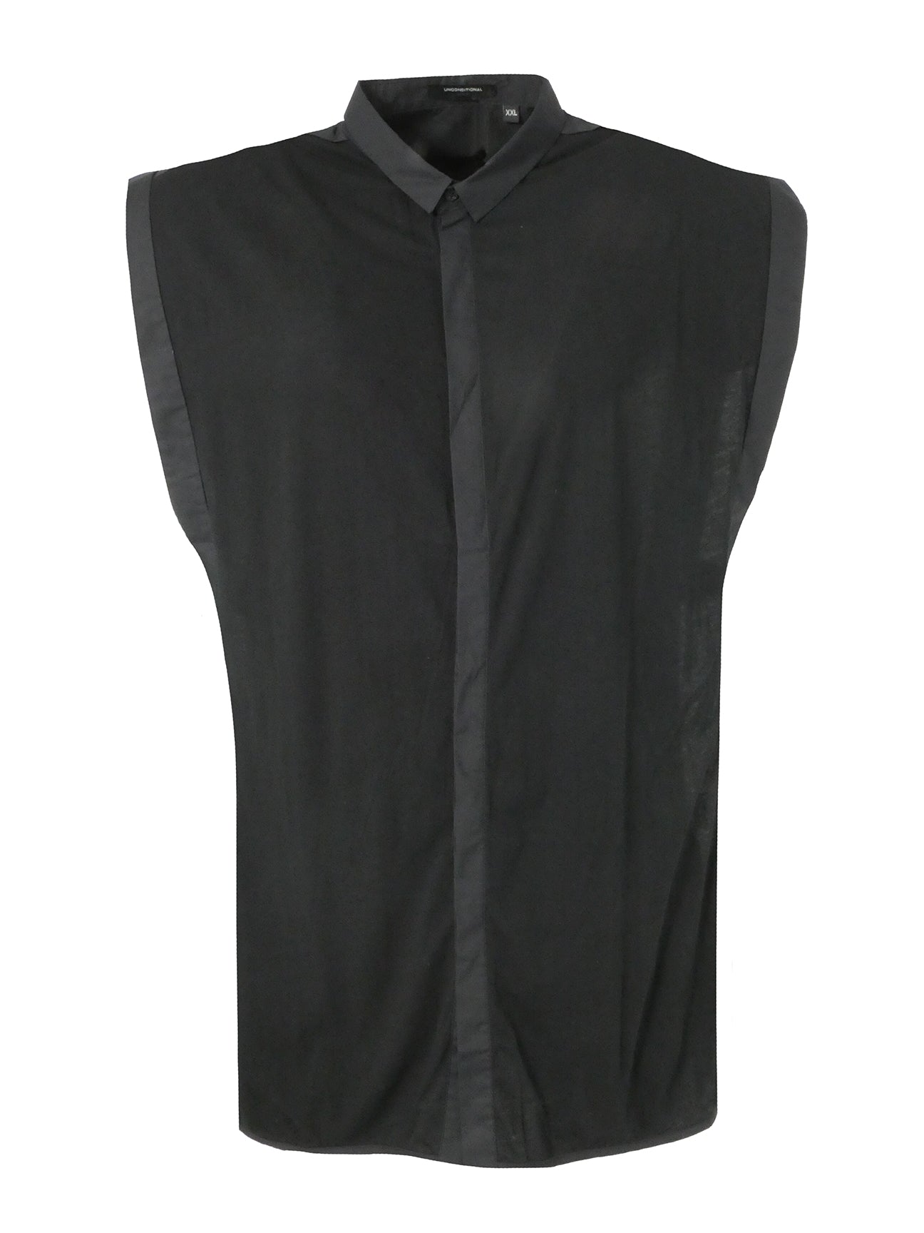 Black Sleeveless Shirt