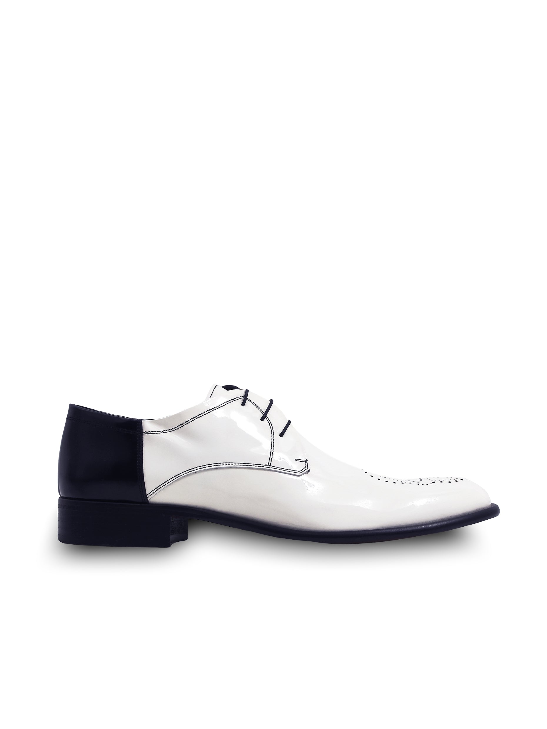 UNCONDITIONAL MENS LEATHER SKULL SHOES IN WHITE