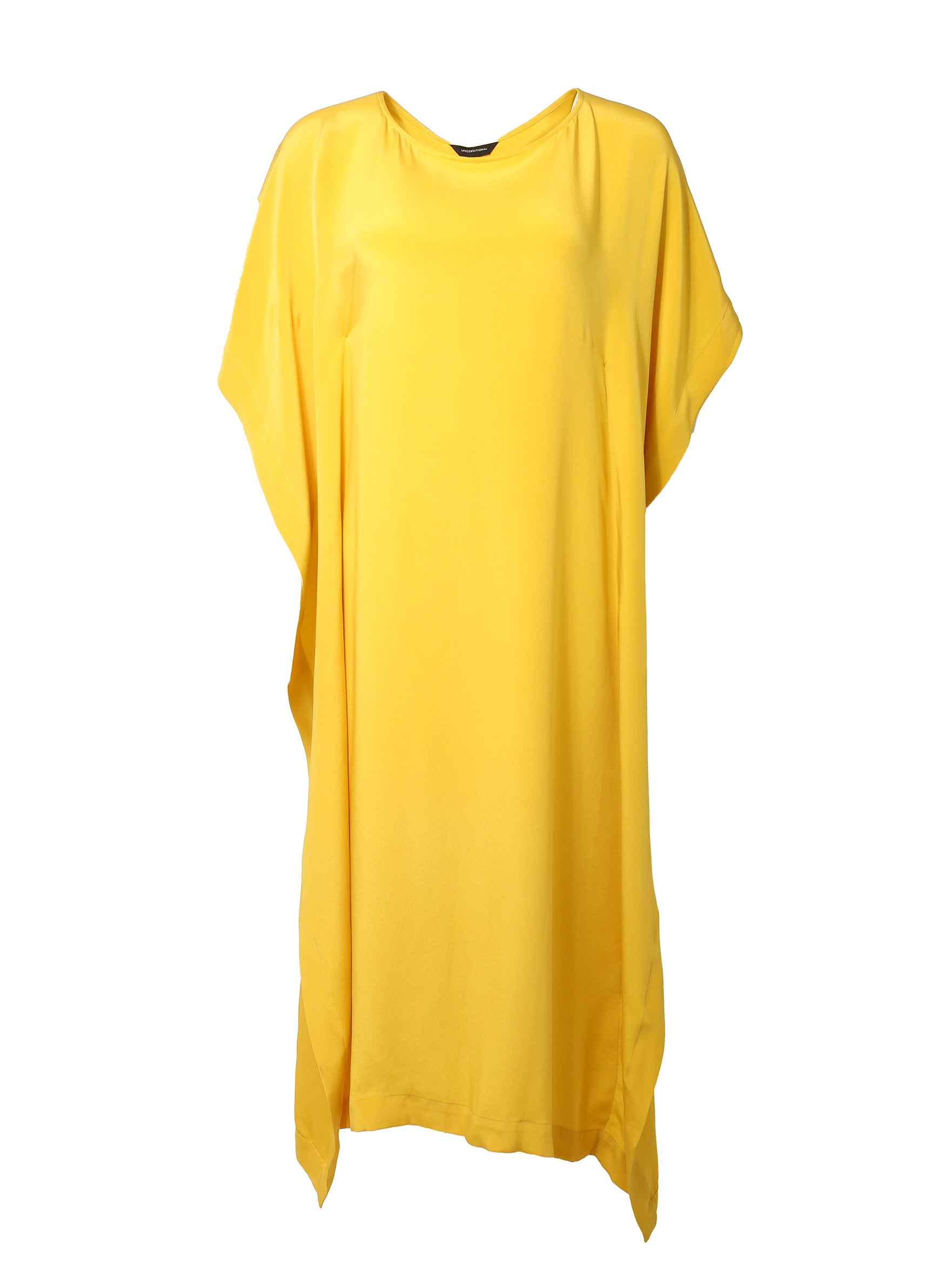 Yellow Drape Oversized Dress