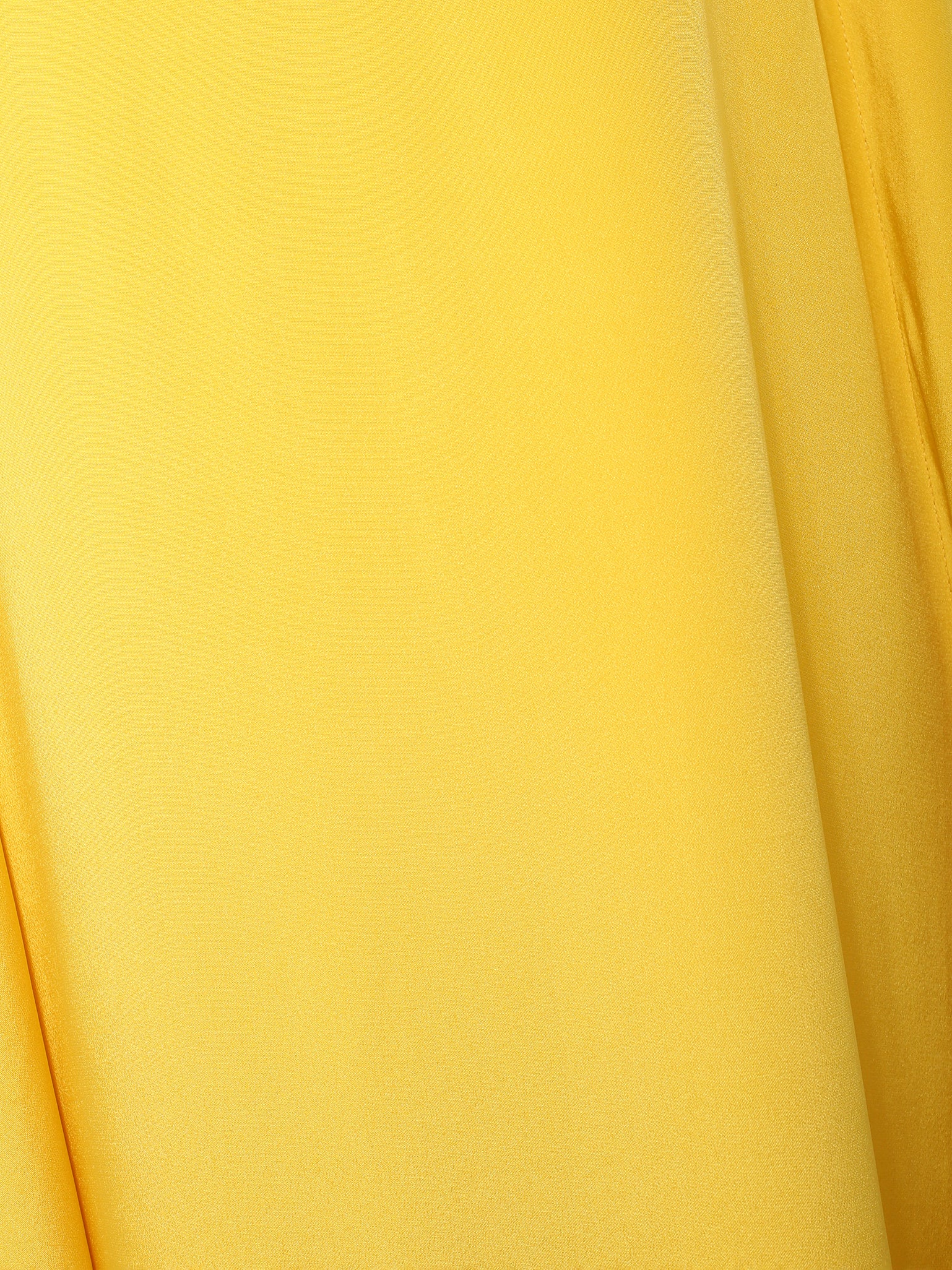 Yellow Drape Oversized Dress